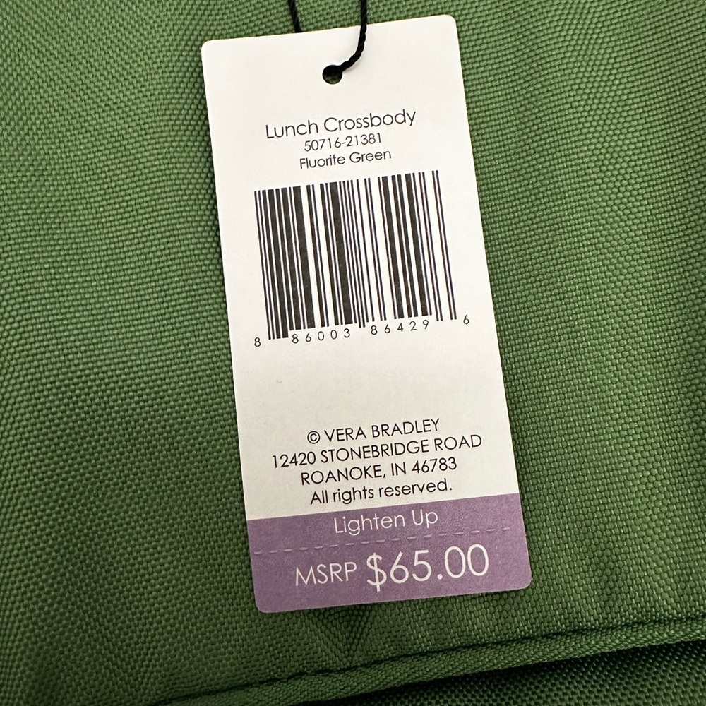 Vera Bradley Lighten Up Lunch Crossbody NWT - Picture 9 of 9